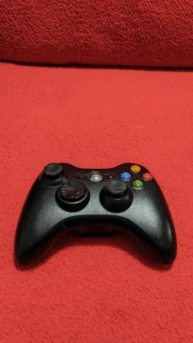 Controle Original Microsoft Xbox 360 sem fio preto usado