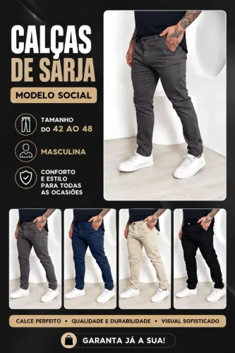 Calça sarja