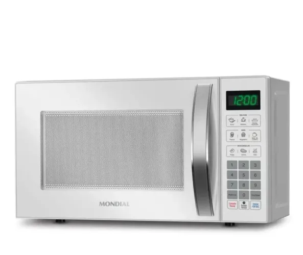 O Micro-ondas Mondial 21 Litros MO-01-21-W Branc