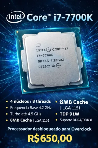 Processador i7 7700k
