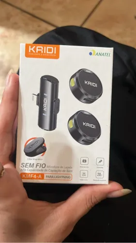 Microfone de lapela Kaidi