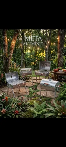 CHURRASQUEIRAS EM ALUMÍNIO FUNDIDO!