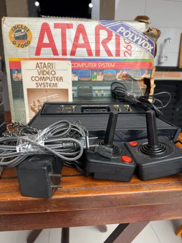 Atari 2 controles e 20 jogos originais 