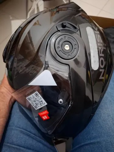 Capacete NORISK articulado, modelo ROUTE FF345 - 100% NOVO com etiqueta e nota fiscal.