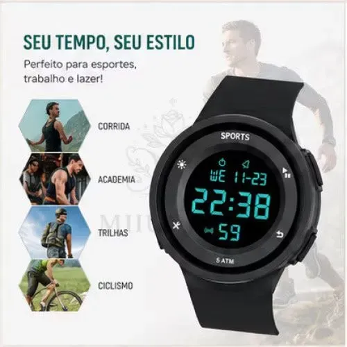 Promoção Relógio Esportivo Masculino Multifuncional