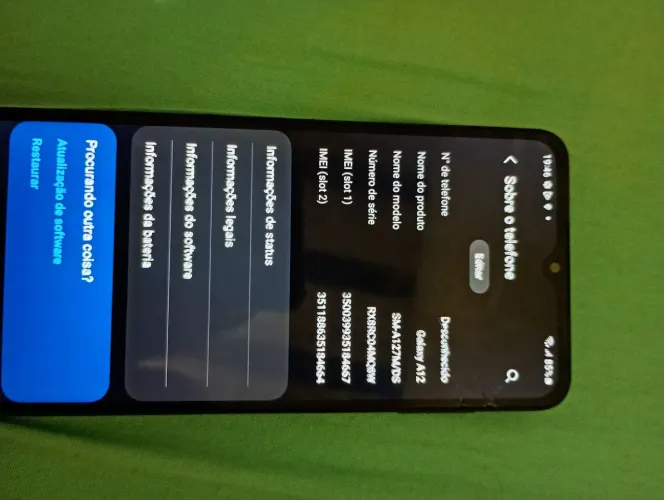 Vendo um celular Samsung a12