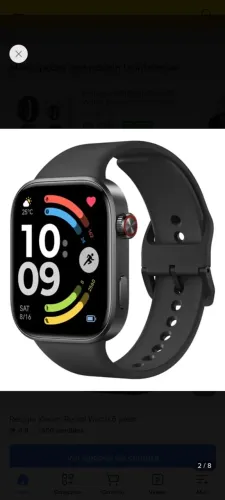 Redmi watch 5 Active preto quadrado original da xiaomi