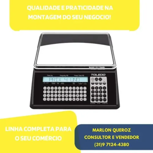 Balança Eletrônica Prix 4 Toledo 32KG