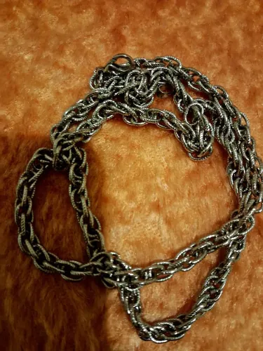 Lindo Cordão inox Grosso Trançado