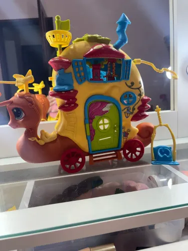 Casinha fairykins dilly dilys snail caravana