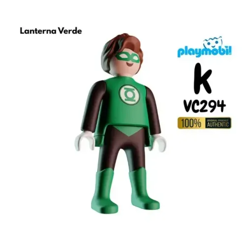 Lanterna Verde Colecionáveis Surpresas Kinder Ovo DC Playmobil 2026