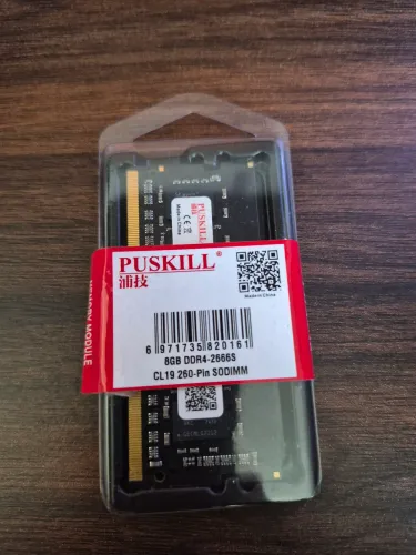Memória RAM 8GB DDR4 2666MHz PUSKILL Notebook