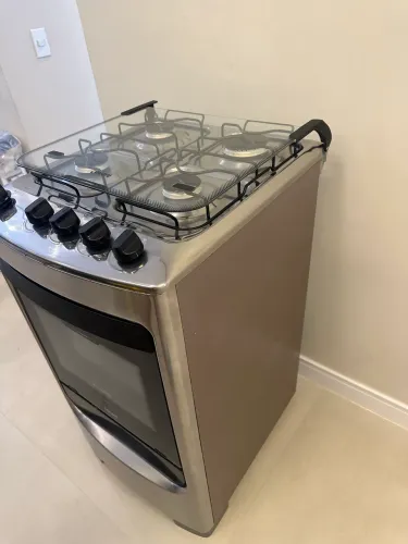 Fogão Inox Cônsul 4 bocas