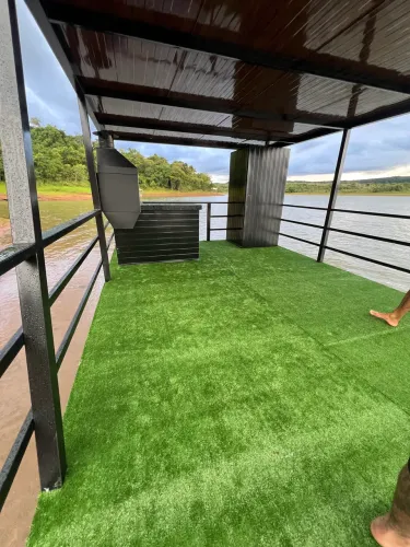 Flutuante catamarã 6x4 pra 15 pessoas