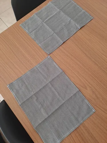 Jogo americano duplo listras