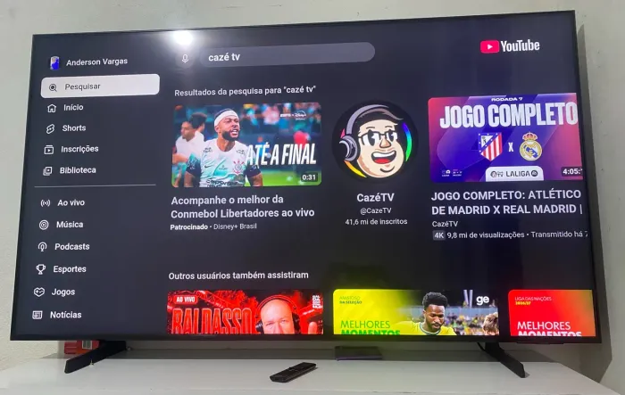 TV Samsung 60 polegadas Crystal 4K