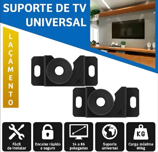 Suporte Universal Para Tv Lcd Led 4k Smart 12 A 80 Polegadas