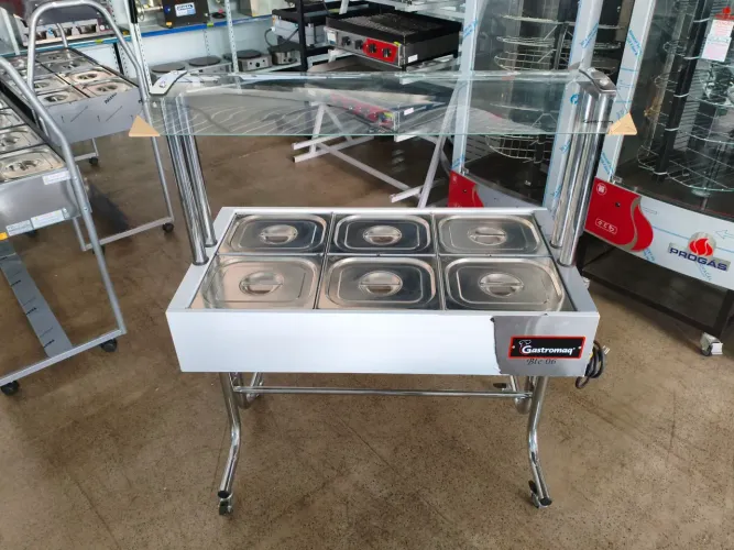 Buffet Térmico BTE 6 Cubas - Gastromaq