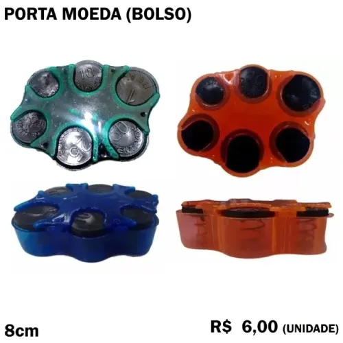 Porta Moeda - 2 Unidades