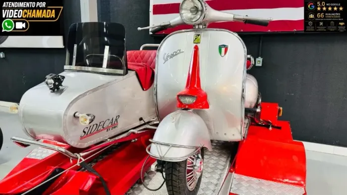 PIAGGIO VESPA 125 cc 1962 - COLEÇÃO - COM SIDECAR