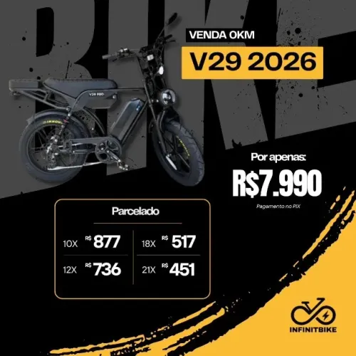 V29 PRO 2026 BICICLETA ELÉTRICA