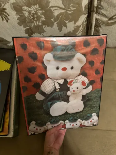 Fichário raro ursinho década de 80