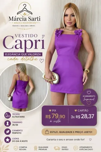 Vestido Capri Violeta