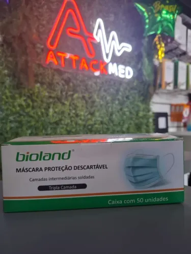 Máscara Descartável Azul Claro - Bioland