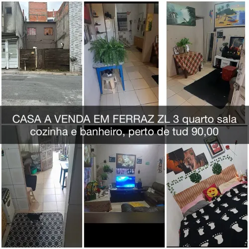 CASA, A VENDA EM FERRAZ ZL