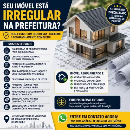 Regularização de Imóveis Residenciais e Comerciais