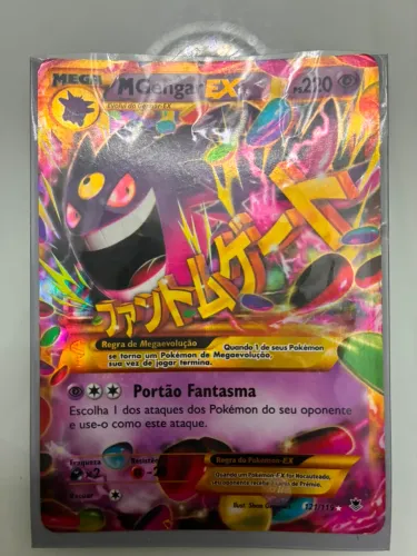Mega Gengar EX (121/119) - coleção força fantasma - Full Art