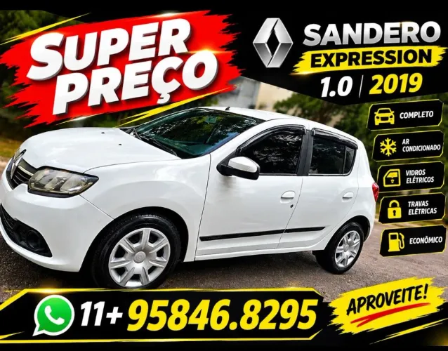 Renault Sandero Expression Flex 1.0 12V 5P 2019