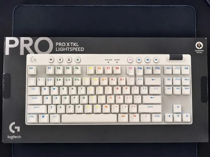 Teclado Gamer Logitech G PRO X TKL LIGHTSPEED Branco - Novo e Lacrado