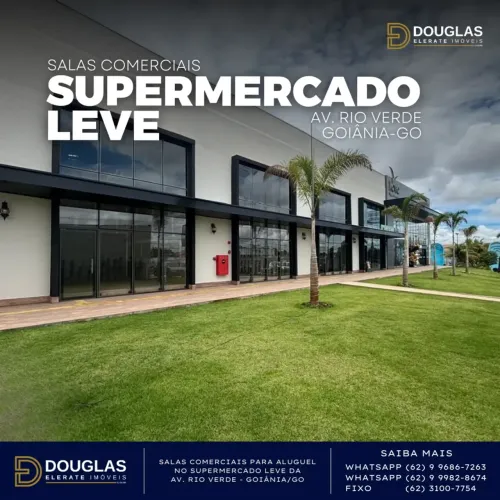 SALA COMERCIAL NO SUPERMERCADO LEVE NA RIO VERDE