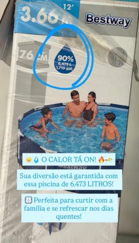 Piscina de 6.473 LITROS!