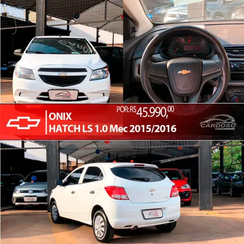 Chevrolet Onix Hatch LS 1.0 8V Flex Power Mec. 4P 2016