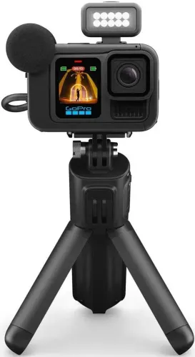 Gopro hero 10 com Média mod e acessórios 