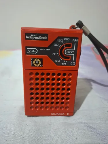 Motoradio Dunga independencia AM raro de encontrar. Não está funcionando.