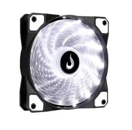Ventoinha Risemode 120mm LED Branco - Nova/Usada