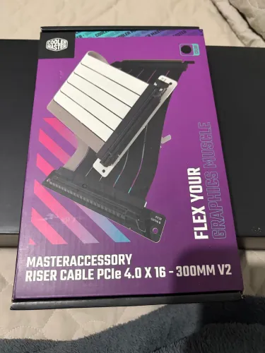 Cabo Riser Cooler Master PCIe 4.0 x16 - 300mm V2 (Novo)