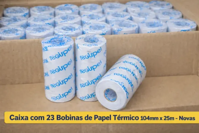 Caixa Bobina Térmica 104x25m - 23 Unidades.