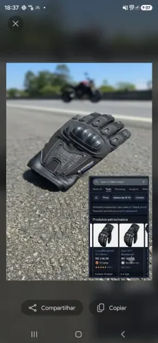 Luva moto impermeavel gptech
