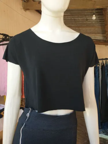 Cropped Preto - G