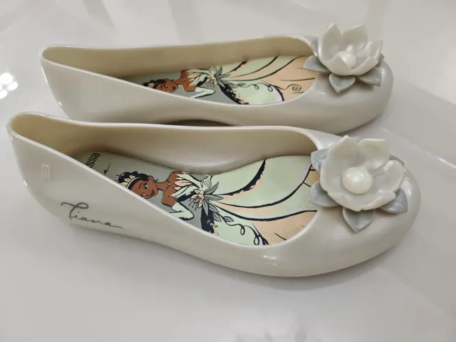 Sapatilha Mini Melissa Princesa Tiana