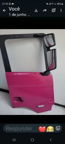 Porta para caminhão NTG R Scania 2025,com opção com retrovisor original novo ou sem.