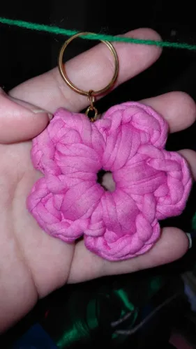 Chaveiros de crochê
