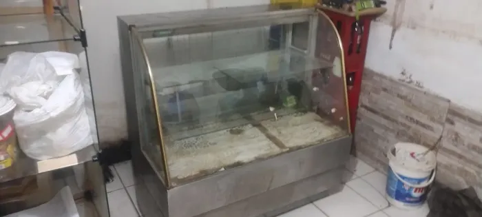 Balcão de vidro