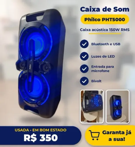 Caixa de som philco
