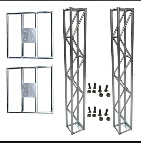 Kit Box Truss Treliças Q20 2 Peças De 1.0mt E 2 Bases