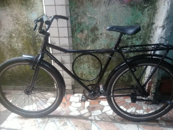 Bicicleta barra forte nova